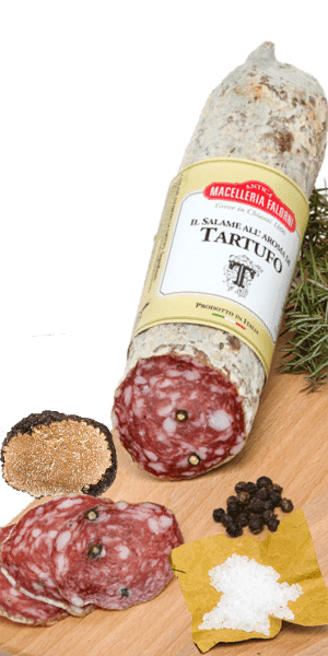 Salame al aroma di tartufo Macelleria Falorni - Salami mit Trüffel