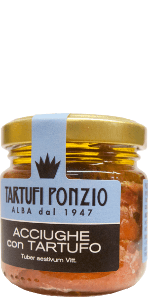Sardellen mit Trüffel Tartufi Ponzio
