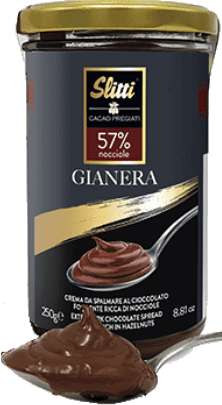 Gianera Crema da Spalmare al Cioccolato Fondente ricca di Nocciole Slitti