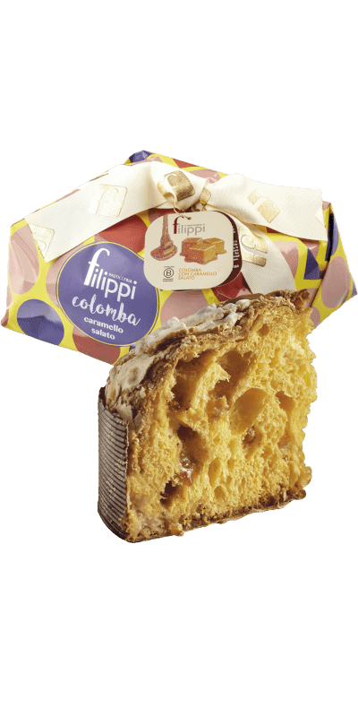 Colomba con caramello salato Filippi 750g