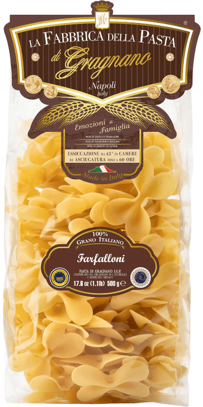 La Fabbrica della Pasta Pasta di Gragnano IGP I Farfalloni 500g