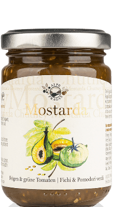 Feigen und grüne Tomaten Mostarda Alpe Pragas 160g