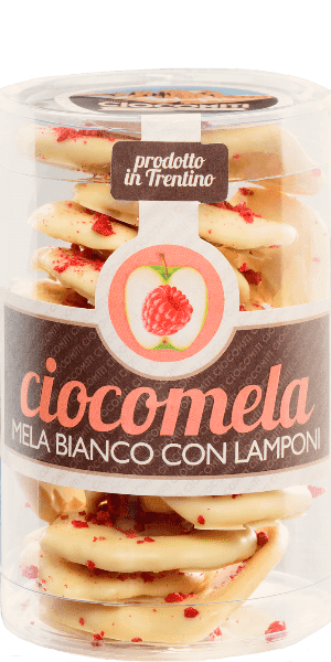 Ciocomela Mela Bianco con Lamponi Ciocomiti