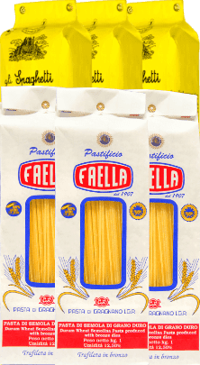 Kultpasta Set 3x Faella Spaghettoni 1kg + 3x Martelli Spaghetti 1kg