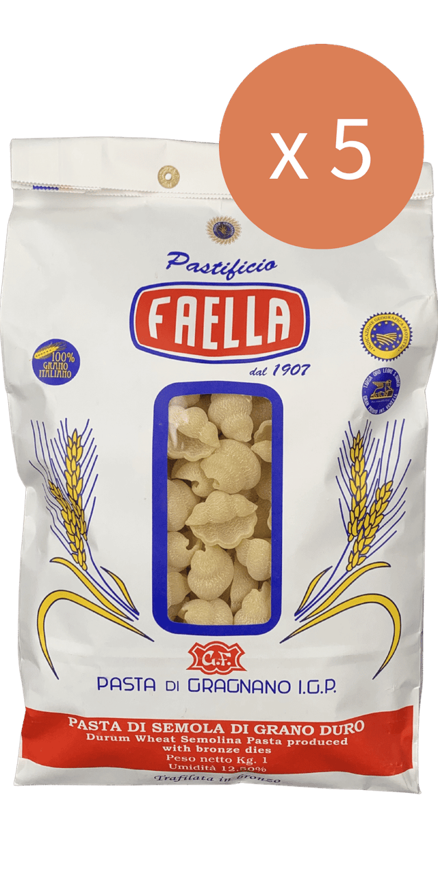 Gnocchi Sparpaket 5 x 1kg - Pastificio Faella Pasta di Gragnano IGP