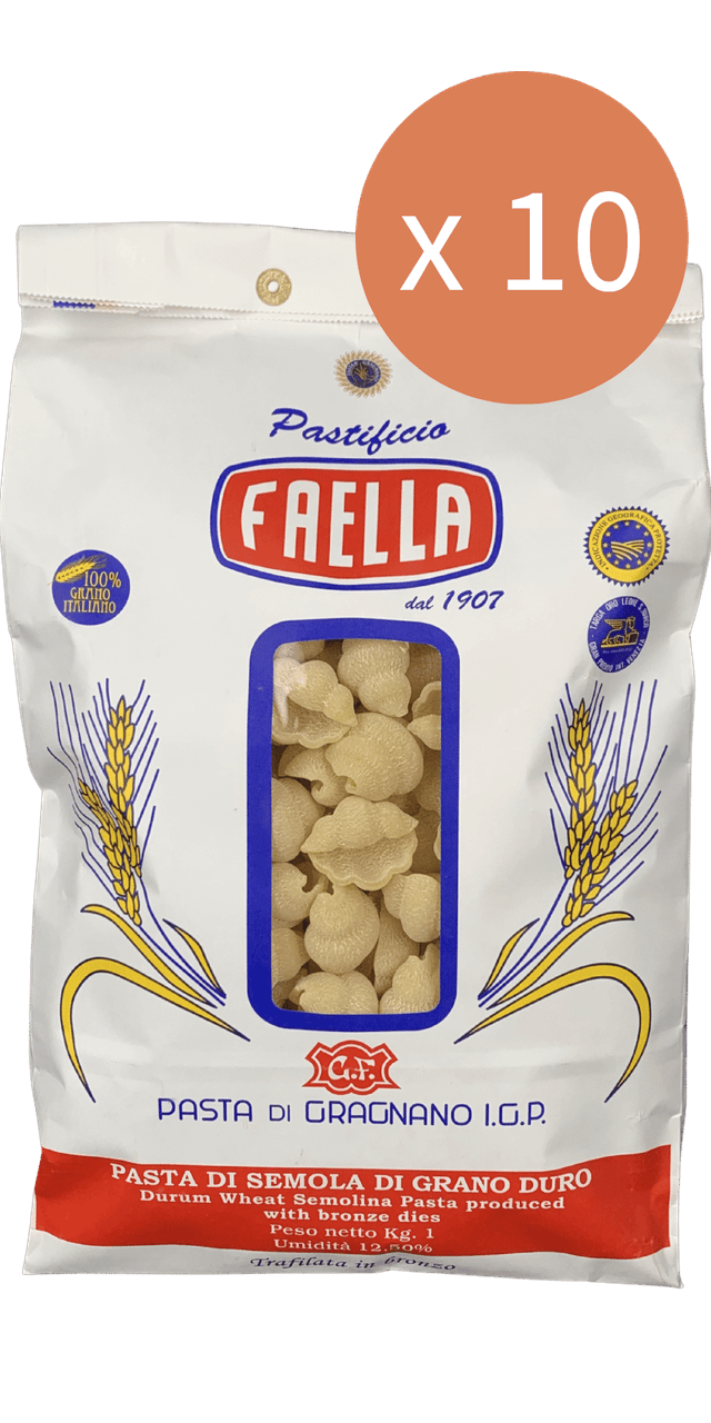Gnocchi Sparpaket 10 x 1kg - Pastificio Faella Pasta di Gragnano IGP