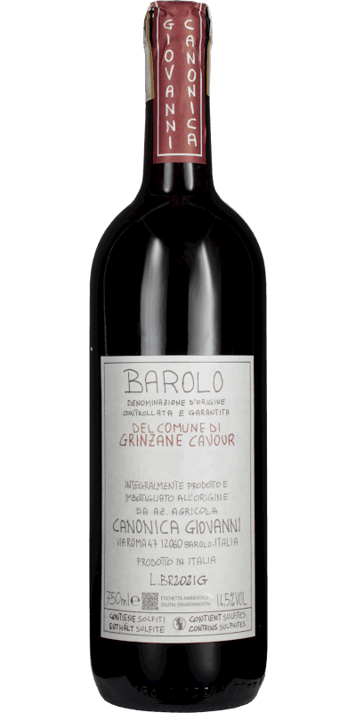 Barolo DOCG Grinzane Cavour - Canonica Giovanni - 0,75 L / 2021