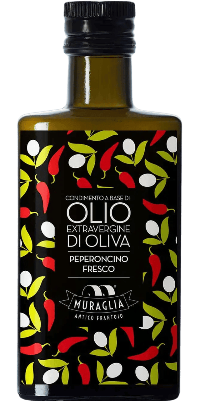 Olio Extra Vergine di Oliva "Aromatico Peperoncino" con peperoncino - Frantoio Muraglia - 0,2 L