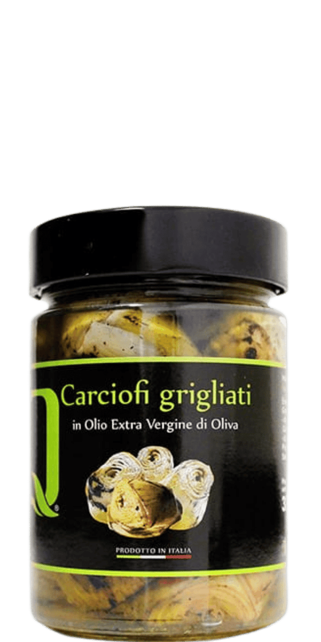 Gegrillte Artischocken in Olio Ex. Vergine d. Oliva - Quatrociocchi - 320 g