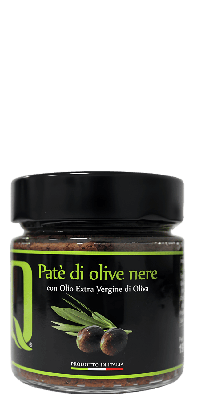 Pate' aus schwarzen Oliven - Quattrociocchi - 190 g