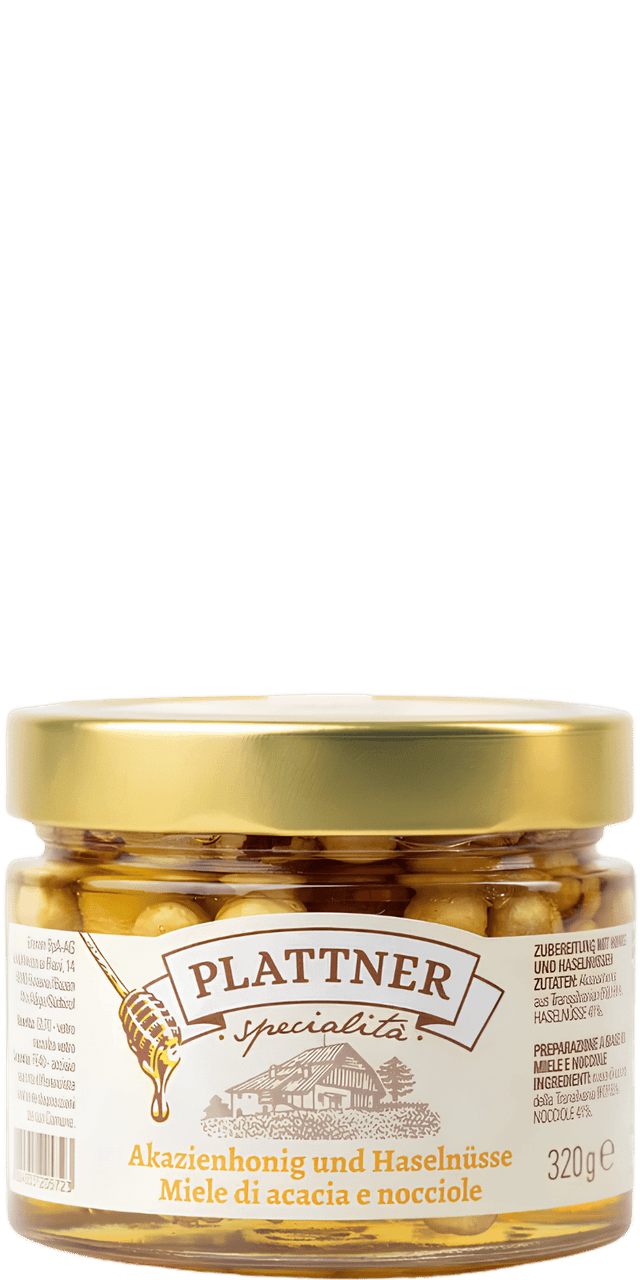 Akazienhonig mit Haselnüssen - Plattner - 320 g