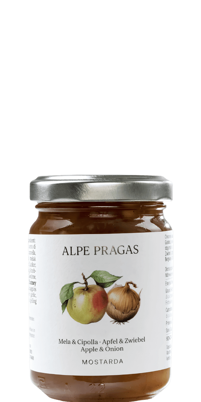 Alpe Pragas Apfel und Zwiebel Mostarda 160g - 160 g