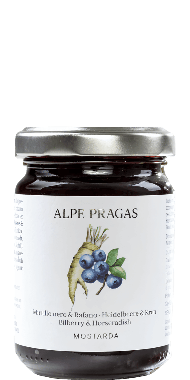 Alpe Pragas Heidelbeere und Kren Mostarda 160g - 160 g