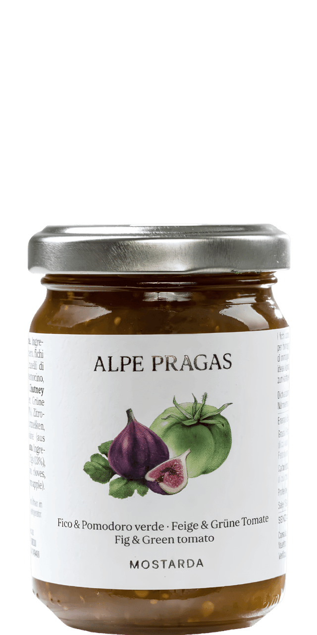 Alpe Pragas Feigen und grüne Tomaten Mostarda 160g - 160 g
