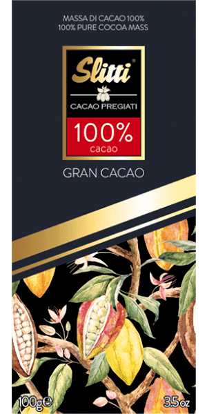Gran Cacao 100% Cacao Tavoletta Slitti - 100 g