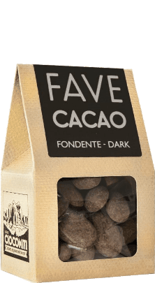 Kakaobohnen umfüllt von feiner Zartbiterschokolade Ciocomiti - 130 g