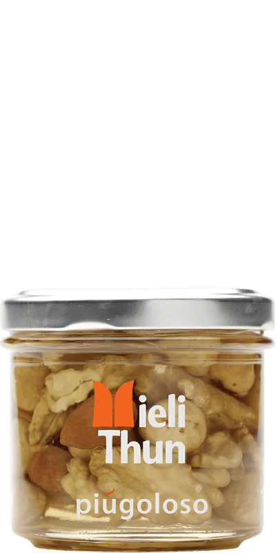 Piugoloso Nüsse in Honig Mieli Thun - 125 g