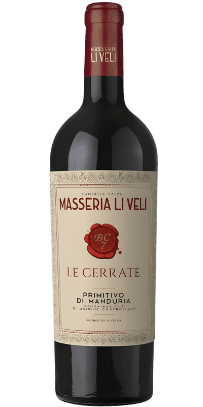 Primitivo di Manduria Le Cerrate Masseria Li Veli - 0,75 L / 2022