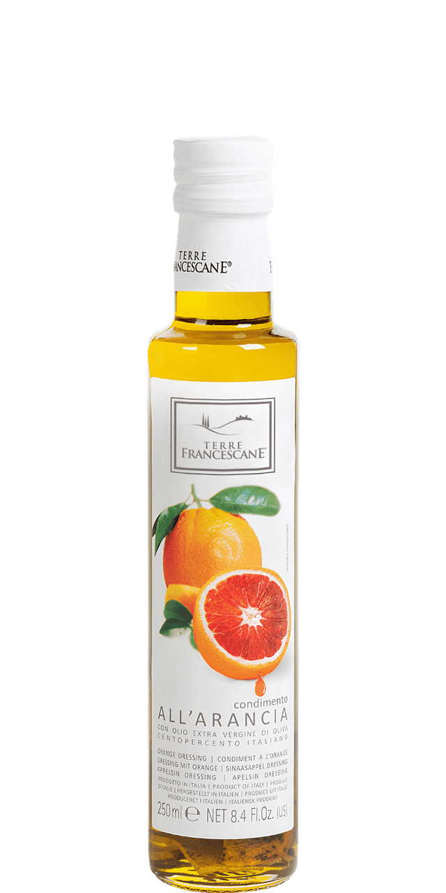 Condimento all"Arancia a base di Olio Extra Vergine di Oliva - Terre Francescane - 0,25 L