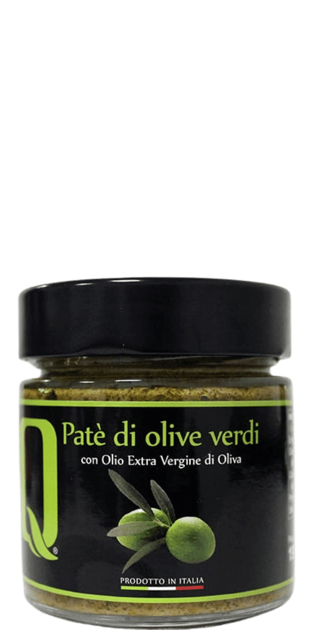 Pate' Olive verdi - Quattrociocchi - 190 g