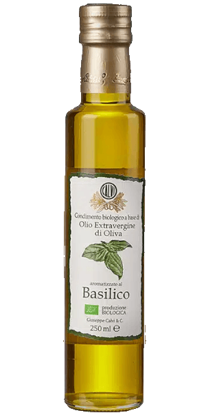 Olio Extravergine di Oliva al Basilico/mit Basilikum BIO Calvi 0,25L - 0,25 L