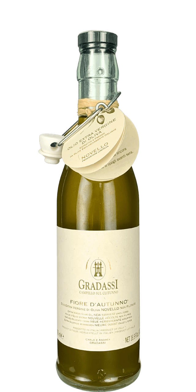 Fiore d'Autunno Olio Novello EVO non filtrato - Gradassi - 0,5 L
