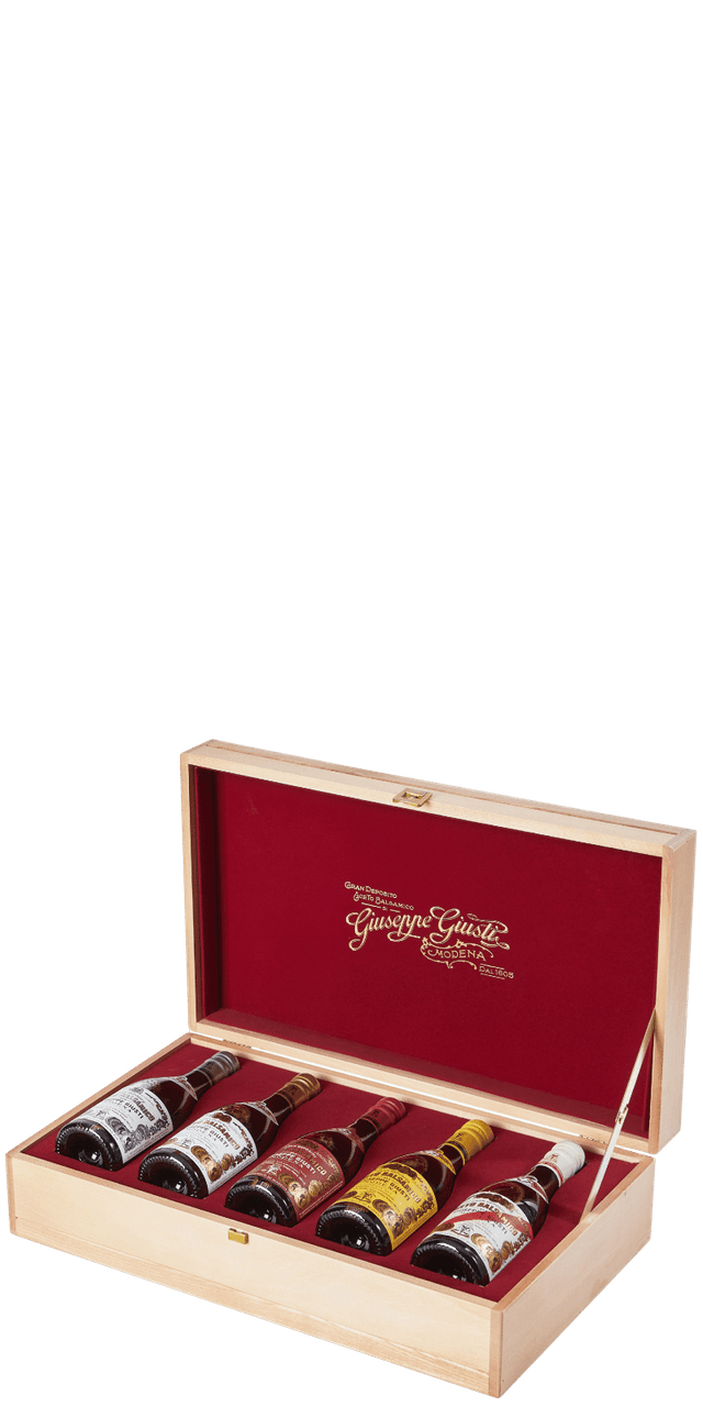 "Collezione Storica" Aceto Balsamico di Modena IGP 5 x 250ml Cofanetto - Giuseppe Giusti - 250 ml