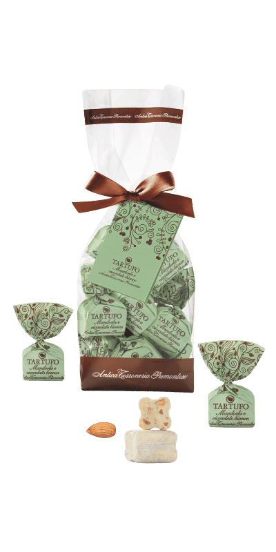 Antica Torroneria Piemontese Tartufi mandorle ciocc. bianco 200g - 200 g