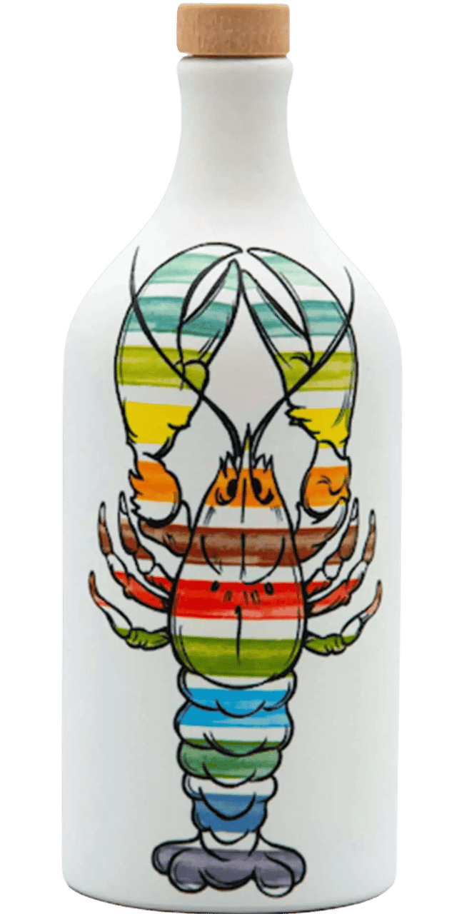 Frantoio Muraglia Olio Extra Vergine di Oliva - Tonkrug POP ART Aragosta - 0,5 L