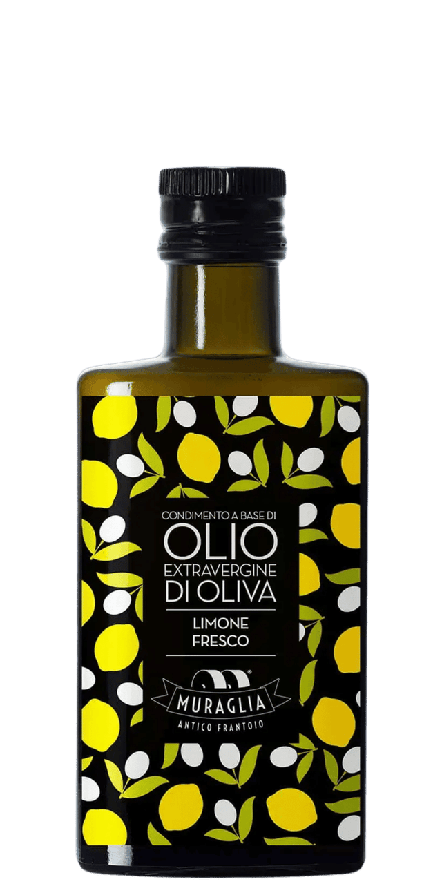 Frantoio Muraglia Olio Extra Vergine di Oliva da condimento Limone fresco - mit Zitrone - 0,2 L