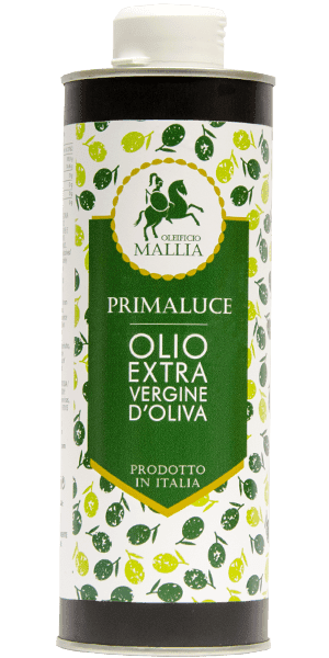 Primaluce Olio Extra Vergine di Oliva Oleificio Mallia 500ml - Dose - 0,5 L