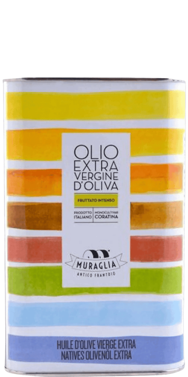 Olio Extra Vergine Fruttato Medio Lattina Arcobaleno Regenbogen Kanister Frantoio Muraglia 250ml - 1 L