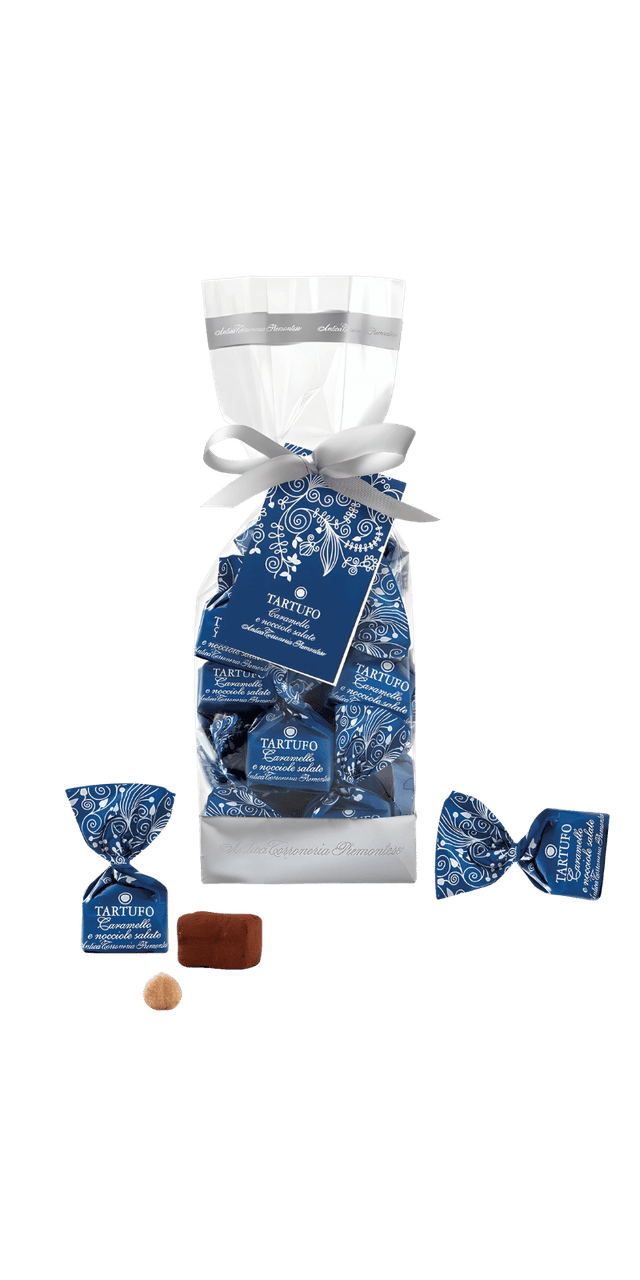 Tartufi caramello &nocciole salate 200g - Antica Torroneria Piemontese