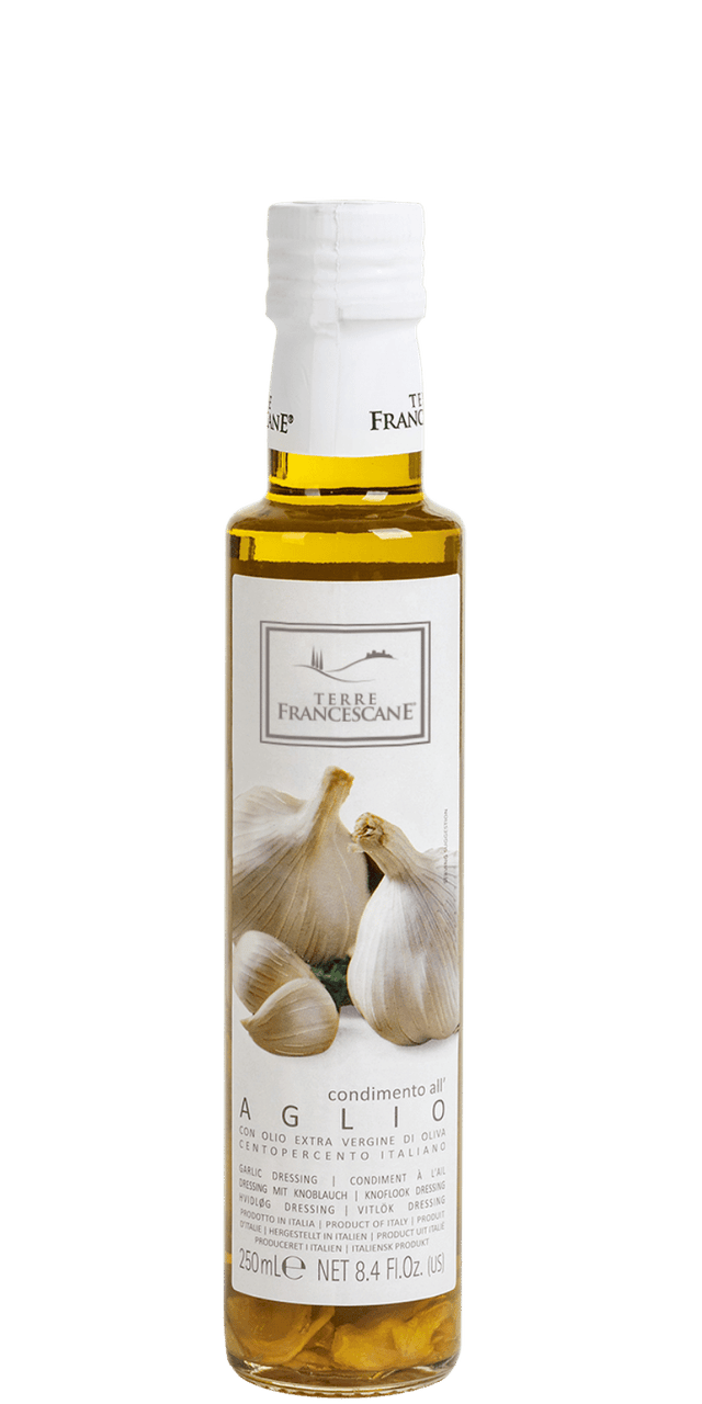 Terre Francescane Condimento al Aglio in Olio Extra Vergine di Oliva - Olivenöl mit Knoblauch