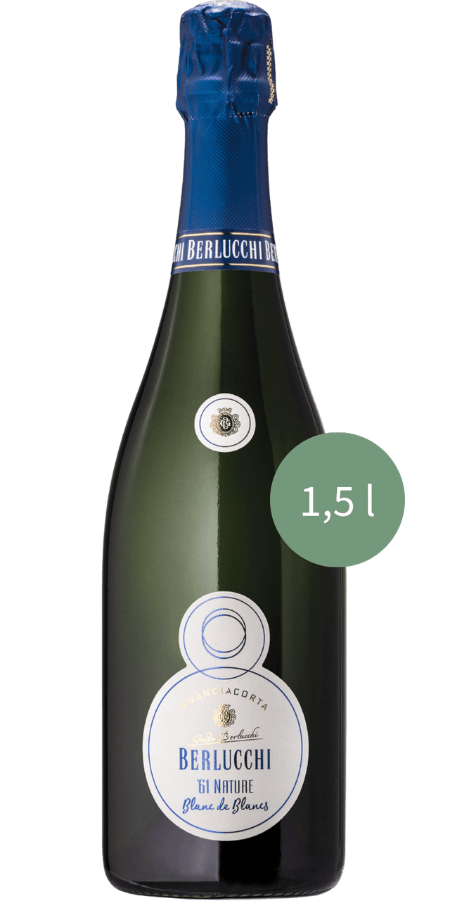 Franciacorta '61' Brut Nature Blanc del Blancs Millesimato 1,5L - Berlucchi