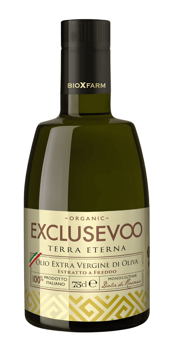Exclusevoo Terra Eterna 50cl Olio extra verg. di Oliva - BioXFarm - 0,75 L