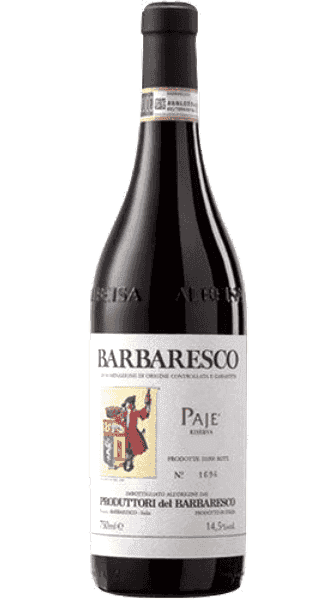 Barbaresco DOCG  Riserva Paje´ Produttori del Barbaresco