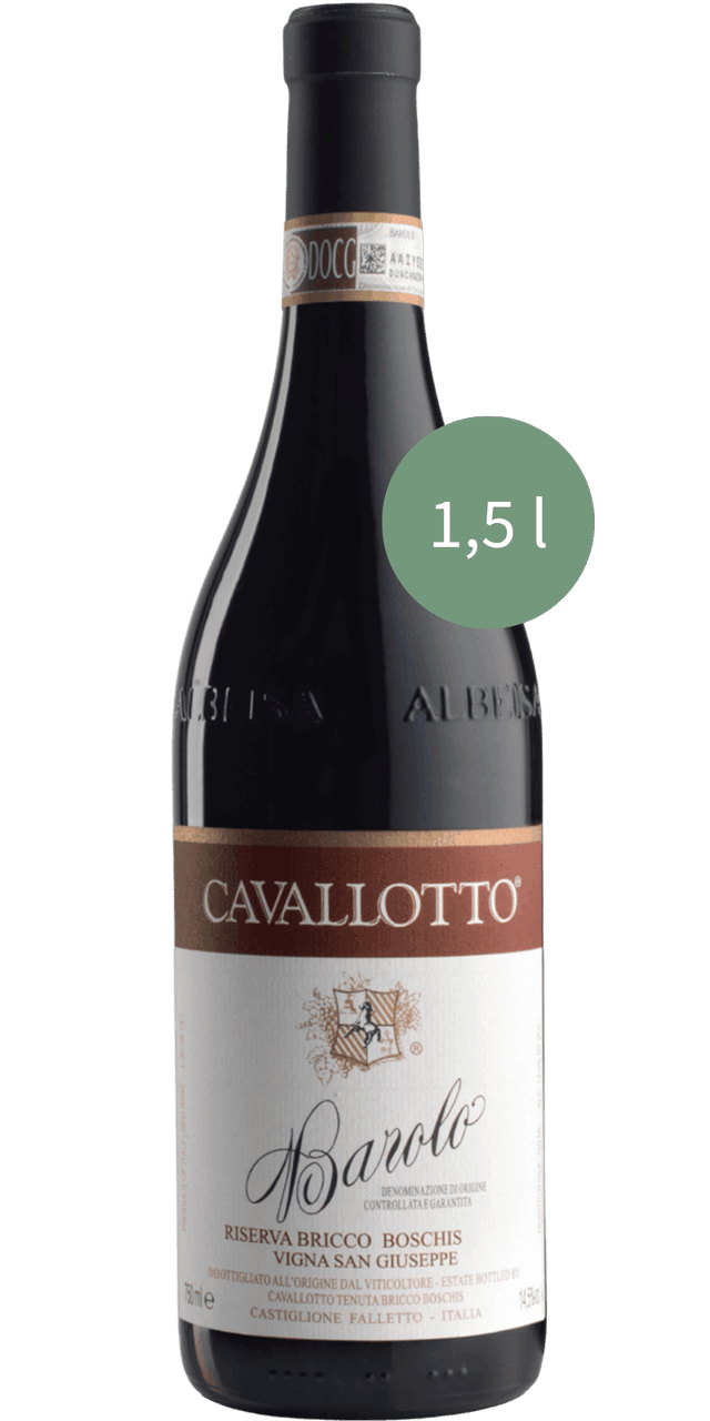 Barolo Riserva DOCG Bricco Boschis Vigna San Giuseppe 1,5L Magnum - Cavallotto