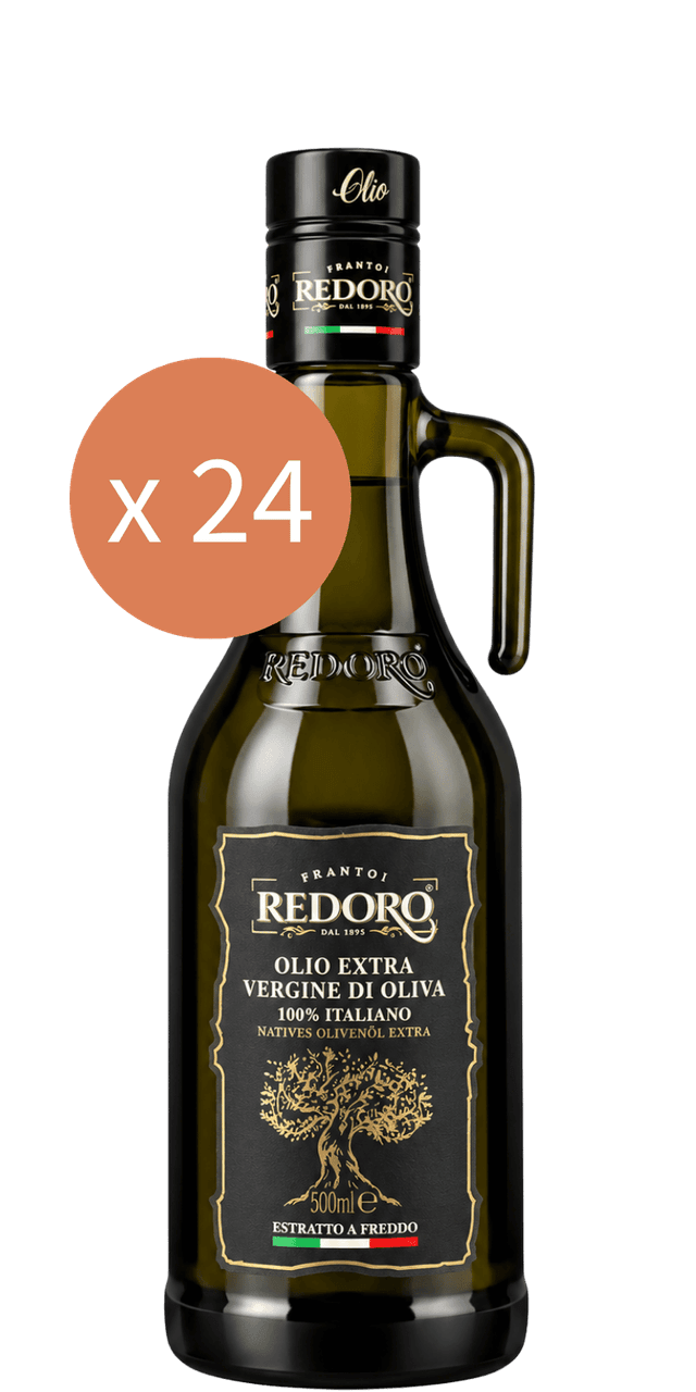 Sparpaket 24 x 0,5 l 'Linea Oro' Olio Extra Vergine di Oliva - Frantoi Redoro - 12 L