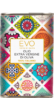 Olio Extra Vergine di Oliva Fruttato Medio Motiv Scacchi Lamantea Kanister 500ml