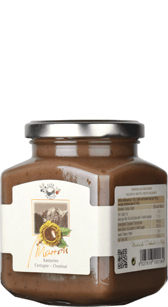 Marron Kastanien Fruchtaufstrich Alpe Pragas 335g Marron Kastanien Fruchtaufstrich Alpe Pragas 335g