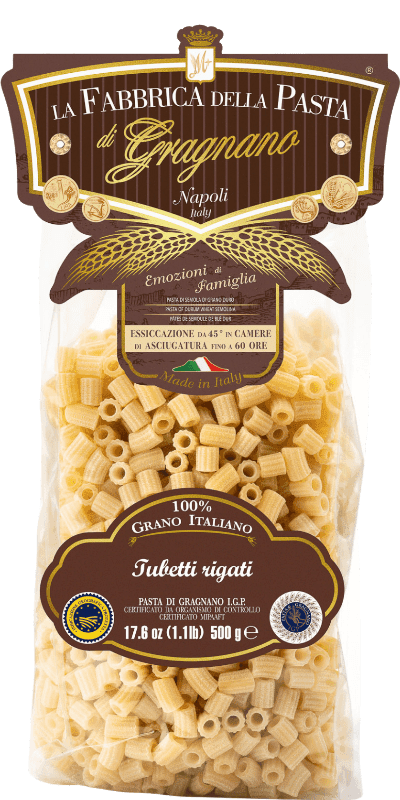 La Fabbrica della Pasta Pasta di Gragnano IGP E' Tubetti Rigati 500g - 500 g La Fabbrica della Pasta Pasta di Gragnano IGP E' Tubetti Rigati 500g - 500 g
