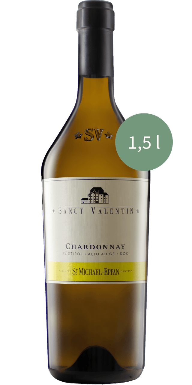 Chardonnay Alto Adige DOC Sanct Valentin Magnum Cantina San Michele Appiano - 1,5 L / 2022 Chardonnay Alto Adige DOC Sanct Valentin Magnum Cantina San Michele Appiano - 1,5 L / 2022