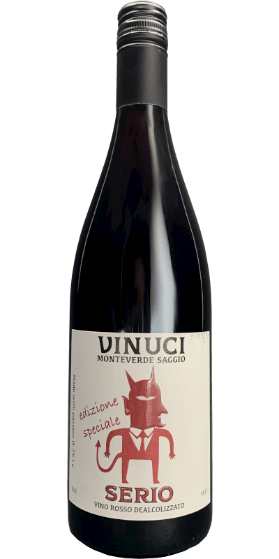'Serio' Pinot Nero Alcohol Free - Vinuci - 0,75 L 'Serio' Pinot Nero Alcohol Free - Vinuci - 0,75 L