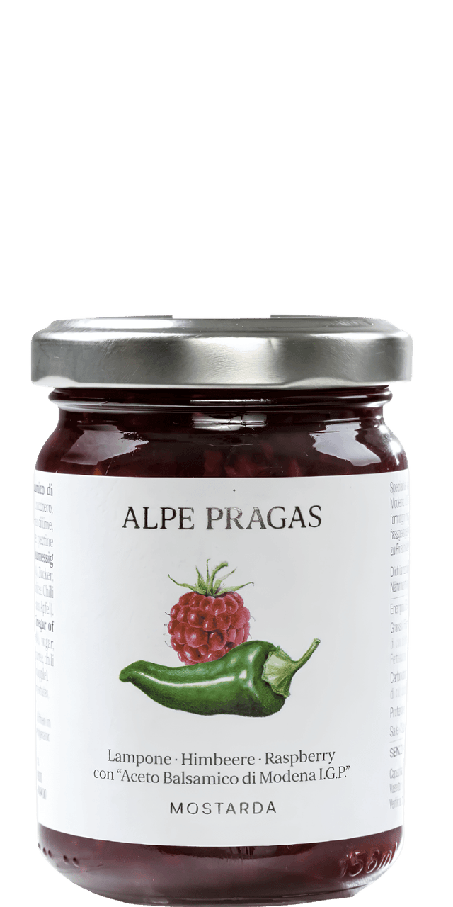 Himbeere Mostarda Alpe Pragas 160g - 160 g Himbeere Mostarda Alpe Pragas 160g - 160 g