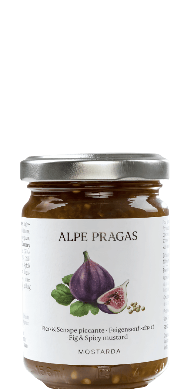 Feigensenf scharf Mostarda Alpe Pragas 160g - 160 g Feigensenf scharf Mostarda Alpe Pragas 160g - 160 g