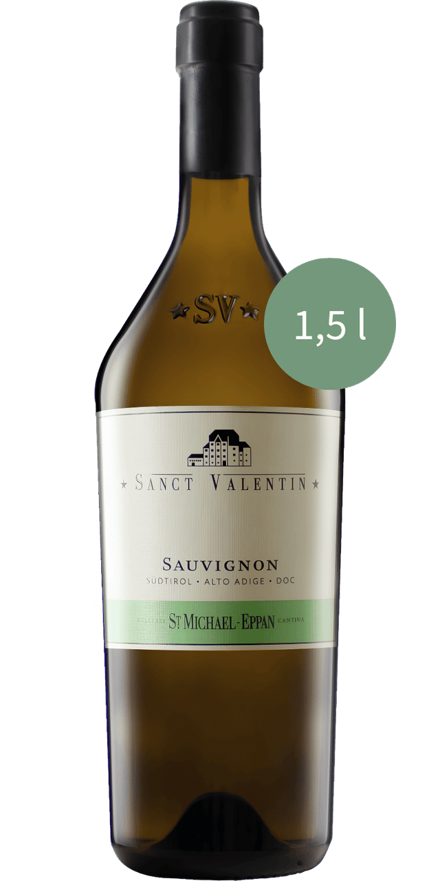 Südtiroler Sauvignon DOC Sanct Valentin Magnum St. Michael Eppan - 1,5 L / 2023 Südtiroler Sauvignon DOC Sanct Valentin Magnum St. Michael Eppan - 1,5 L / 2023