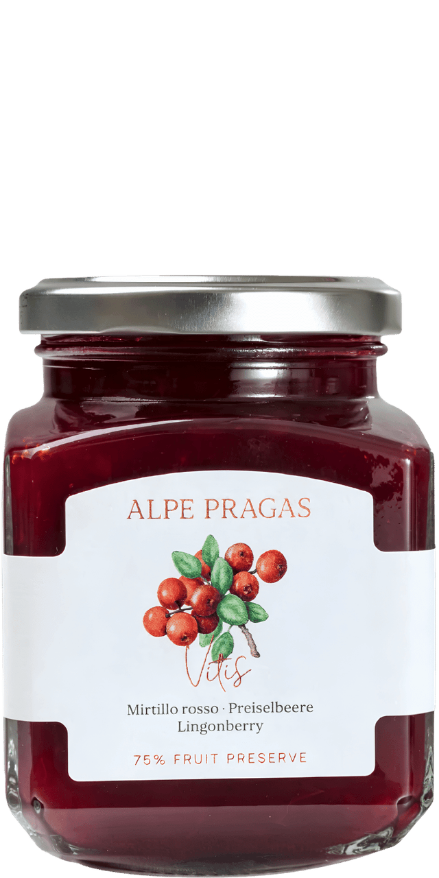 Virtis Preiselbeeren Fruchtaufstrich Alpe Pragas 335g - 335 g Virtis Preiselbeeren Fruchtaufstrich Alpe Pragas 335g - 335 g