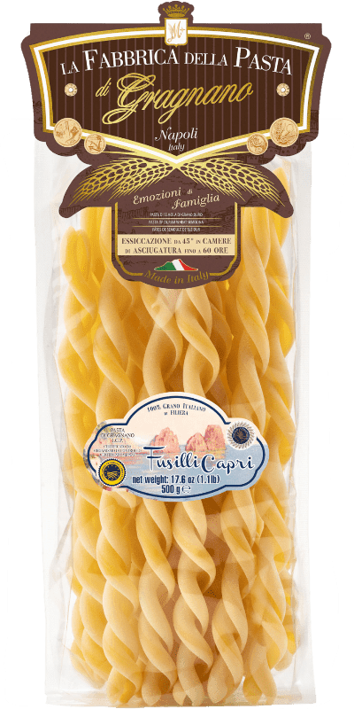La Fabbrica della Pasta Fusilli Capri di Gragnano La Fabbrica della Pasta Fusilli Capri di Gragnano