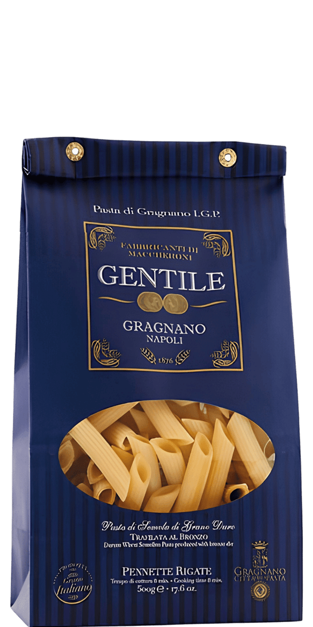 Pastificio Gentile Pasta di Gragnano IGP Pennette Rigate 500g - 500 g Pastificio Gentile Pasta di Gragnano IGP Pennette Rigate 500g - 500 g